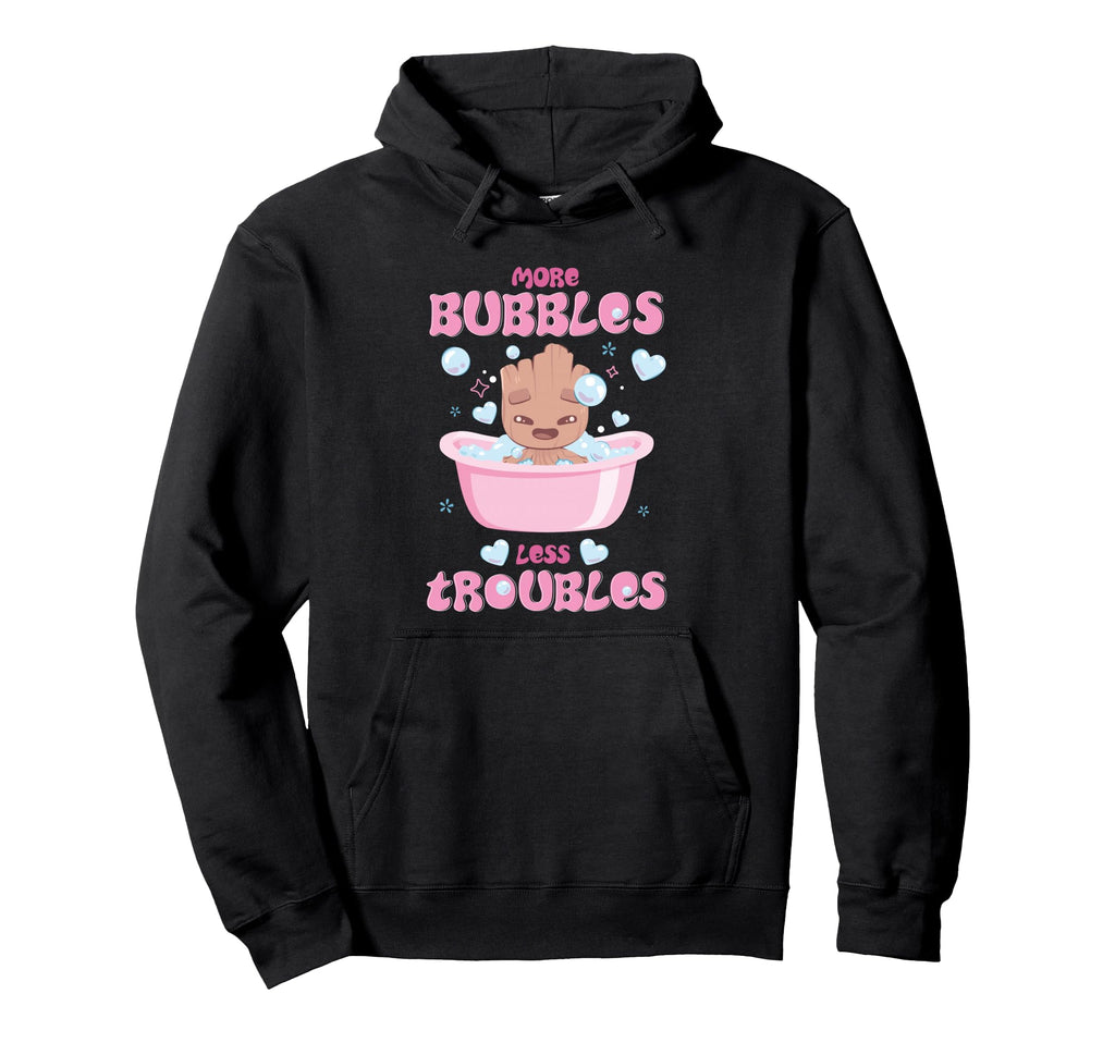 Marvel Groot Bath More Bubbles Less Hoodie - Trendy Graphic for Adults - T-Shirt, Sweatshirt, Hoodie