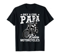 Only Papa Rides Motorcycles Fathers Day T-Shirt - Trendy Graphic Men Women - T-Shirt, Sweatshirt, Hoodie