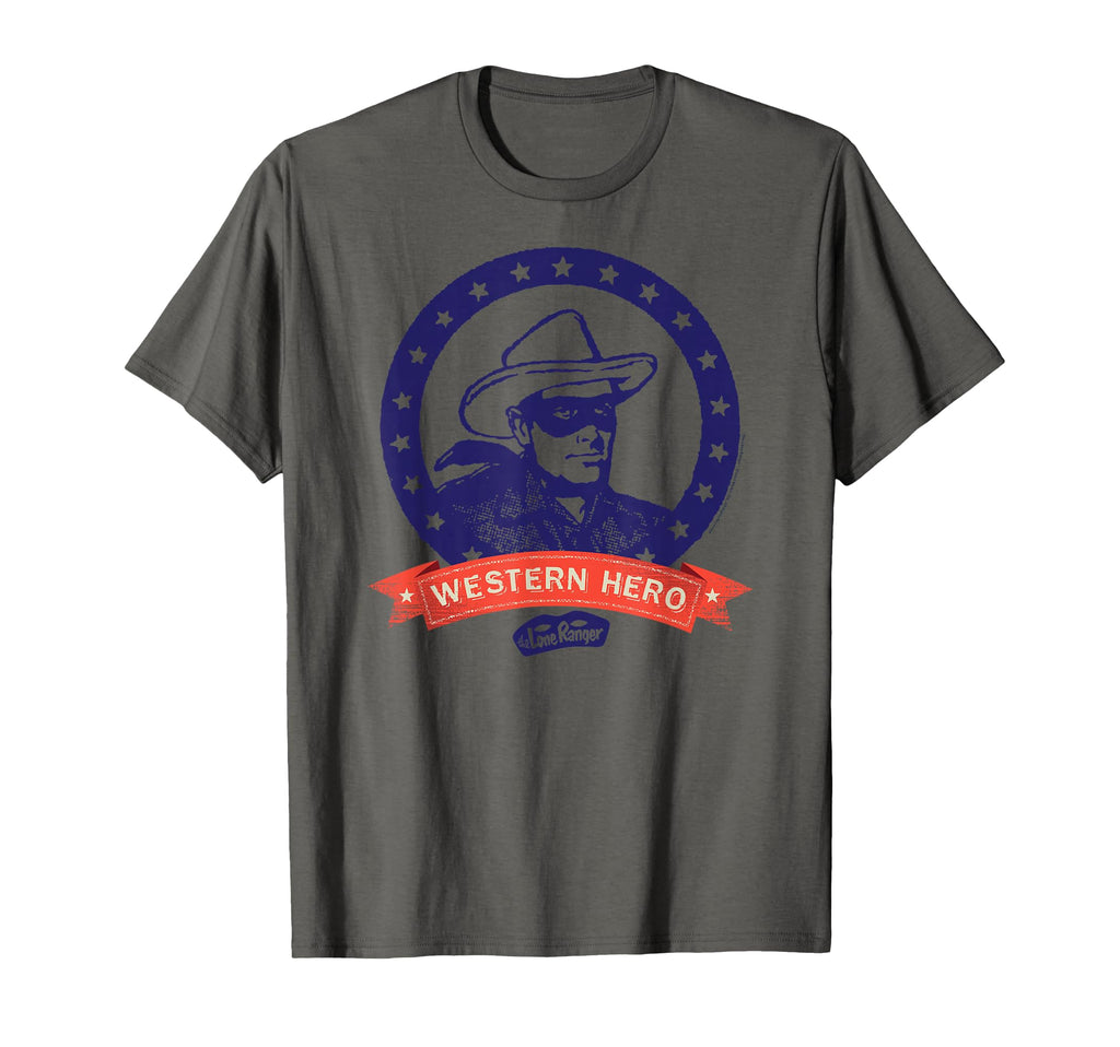 Lone Ranger Western Hero Frame T-Shirt - Minimalist Print Unisex - T-Shirt, Sweatshirt, Hoodie