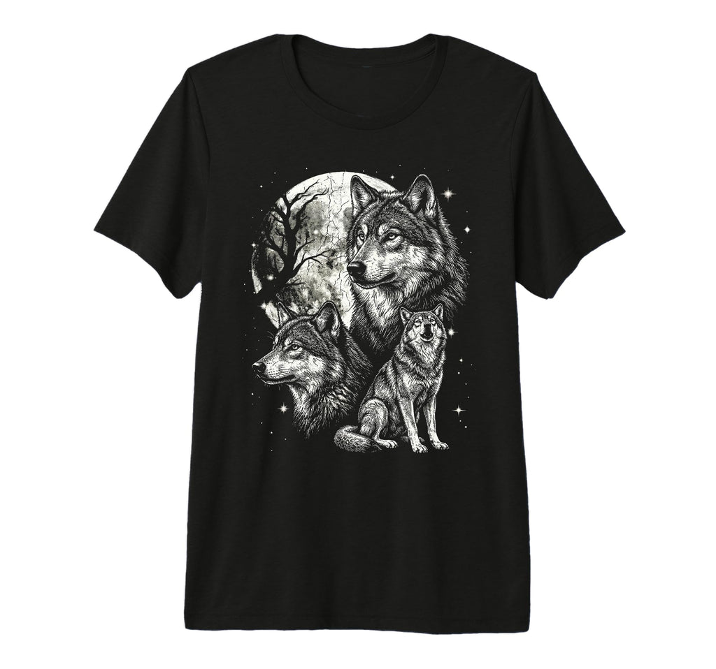 Wolf 90S Aesthetic Y2K Howling Wolf T-Shirt - Trendy Graphic for Adults - T-Shirt, Sweatshirt, Hoodie