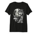 Wolf 90S Aesthetic Y2K Howling Wolf T-Shirt - Trendy Graphic for Adults - T-Shirt, Sweatshirt, Hoodie