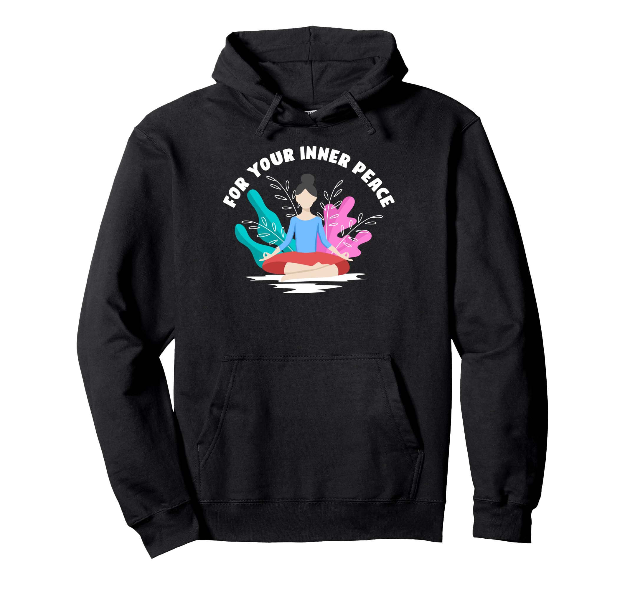 Inner Peace Meditation Art Hoodie - Custom Art Print for Adults - T-Shirt, Sweatshirt, Hoodie