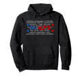Fourth July Typography Word Independence Hoodie - Minimalist Print Unisex - T-Shirt, Sweatshirt, Hoodie