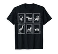 Safari Animal Postage Stamps Aesthetic T-Shirt - Novelty Apparel for Adults - T-Shirt, Sweatshirt, Hoodie