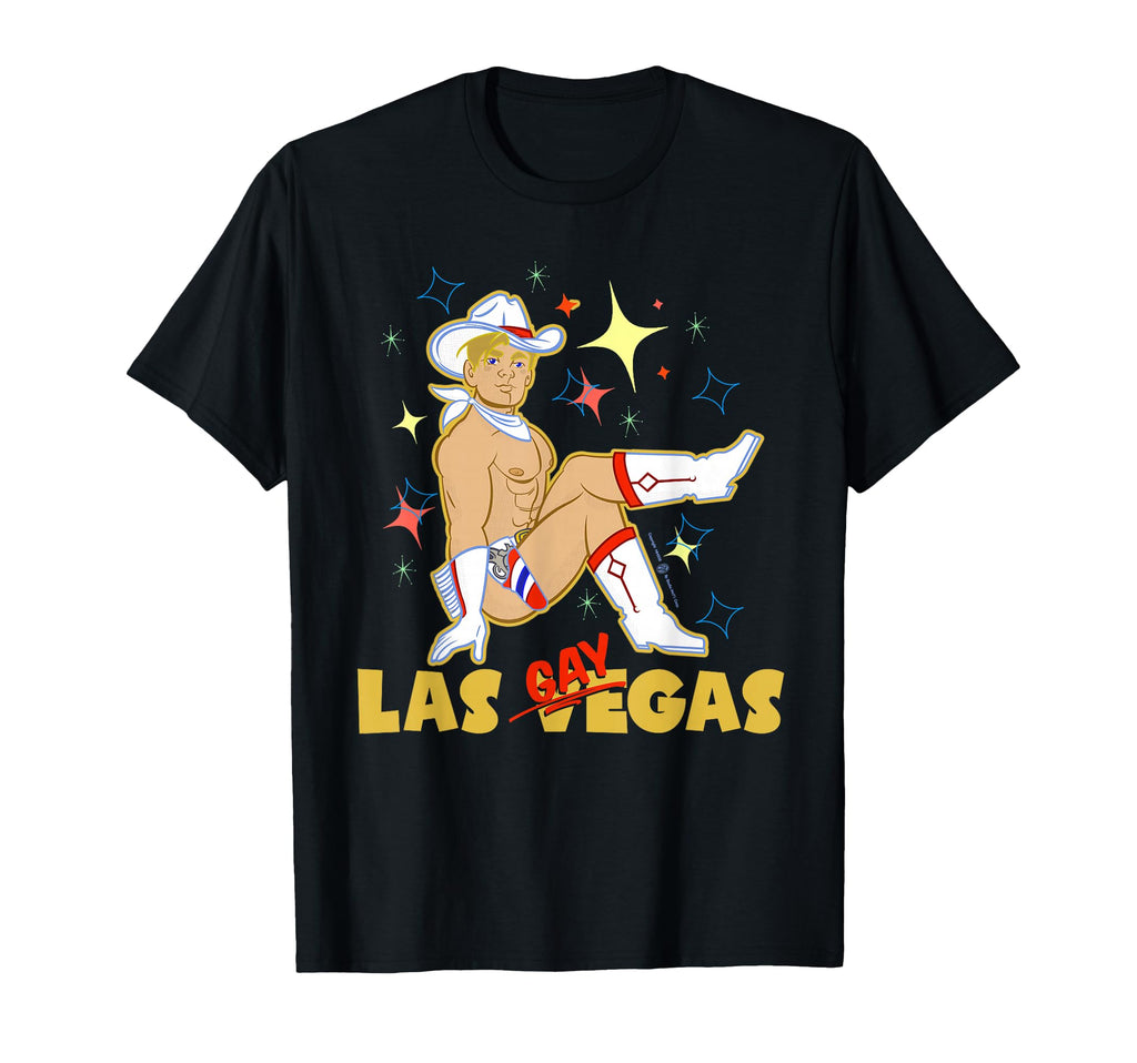 Vegas Cowboy Showboy Art T-Shirt - Aesthetic Graphic Unisex - T-Shirt, Sweatshirt, Hoodie