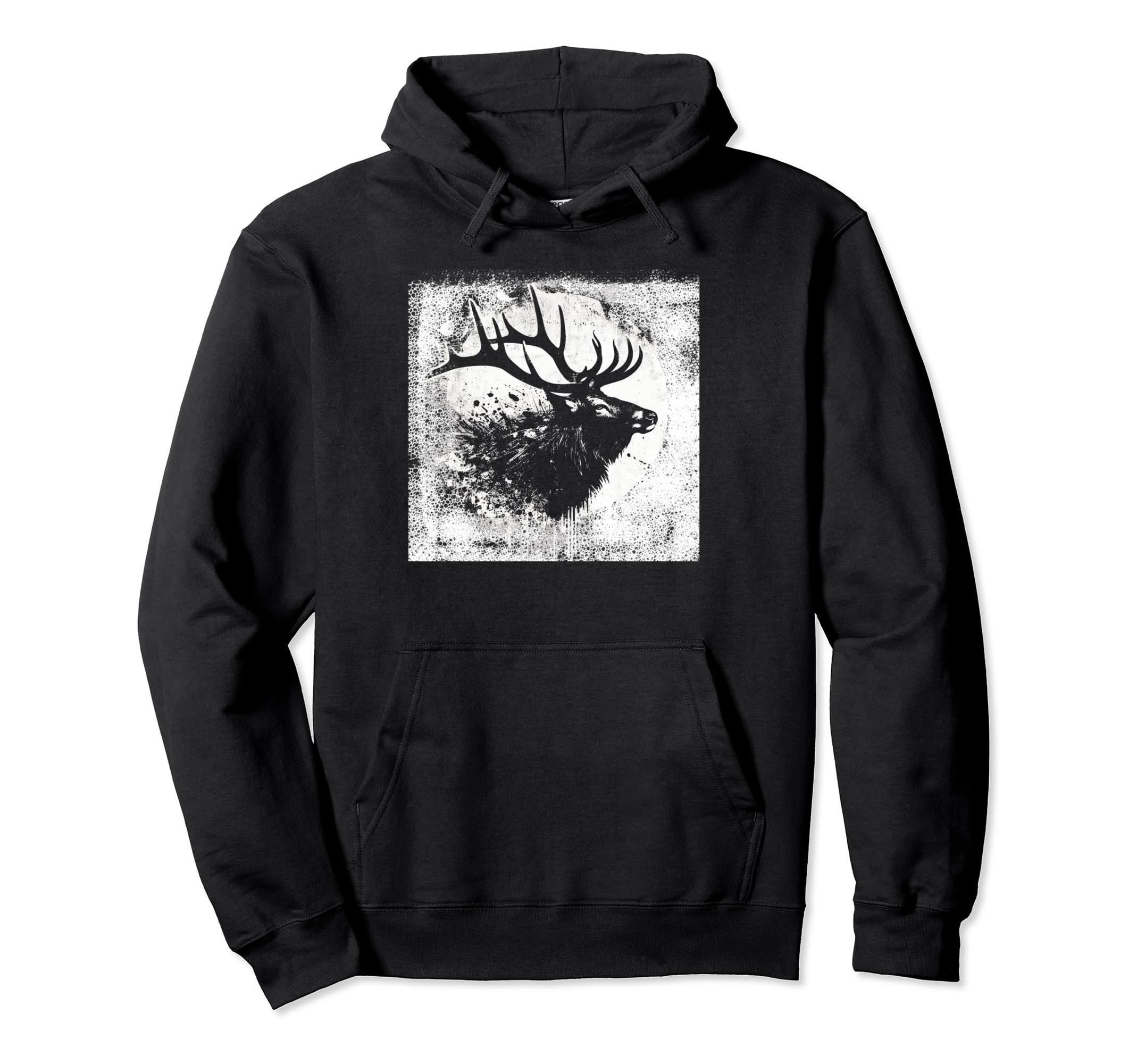 Elk Hunters Womens Mens Western Hunting Hoodie - Novelty Apparel Unisex - T-Shirt, Sweatshirt, Hoodie