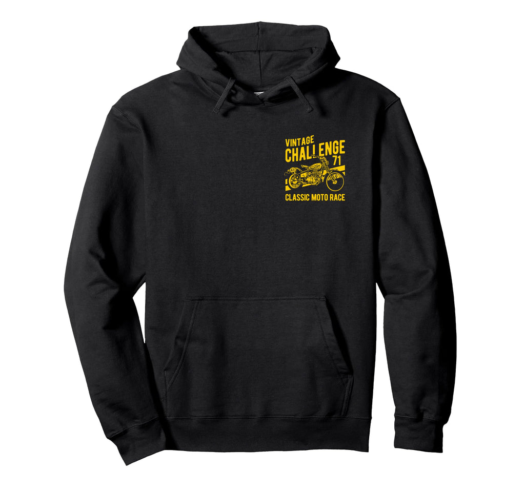 Challenge Motorcycle Race Hoodie - Casual Everyday Wear Unisex - T-Shirt, Sweatshirt, Hoodie