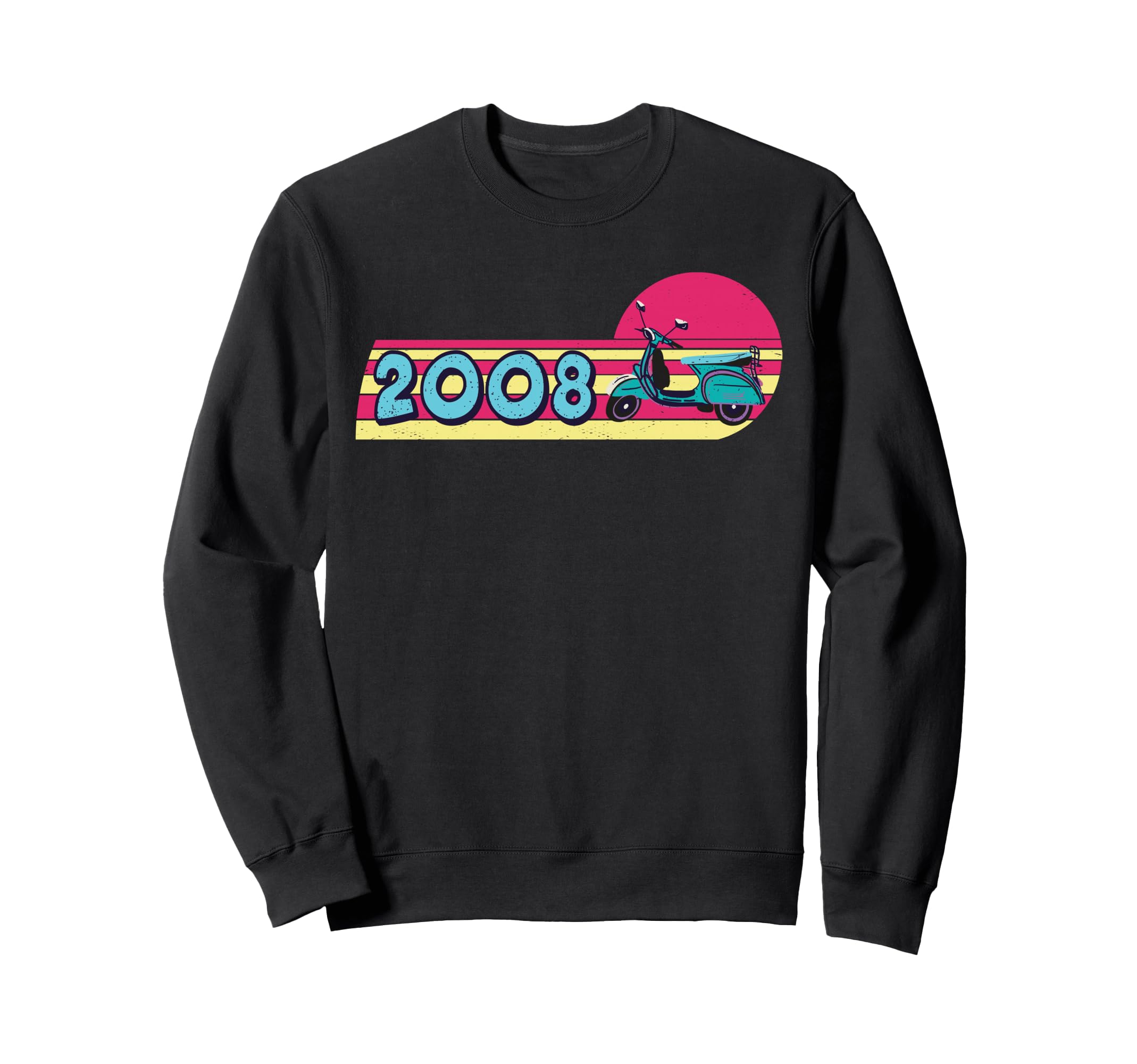 Moped Scooter Bike Scooter Moped Sweatshirt - Aesthetic Graphic Men Women - T-Shirt, Sweatshirt, Hoodie