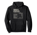 Tesla West Virginia Proud Nutrition Hoodie - Fun Novelty Design Men Women - T-Shirt, Sweatshirt, Hoodie