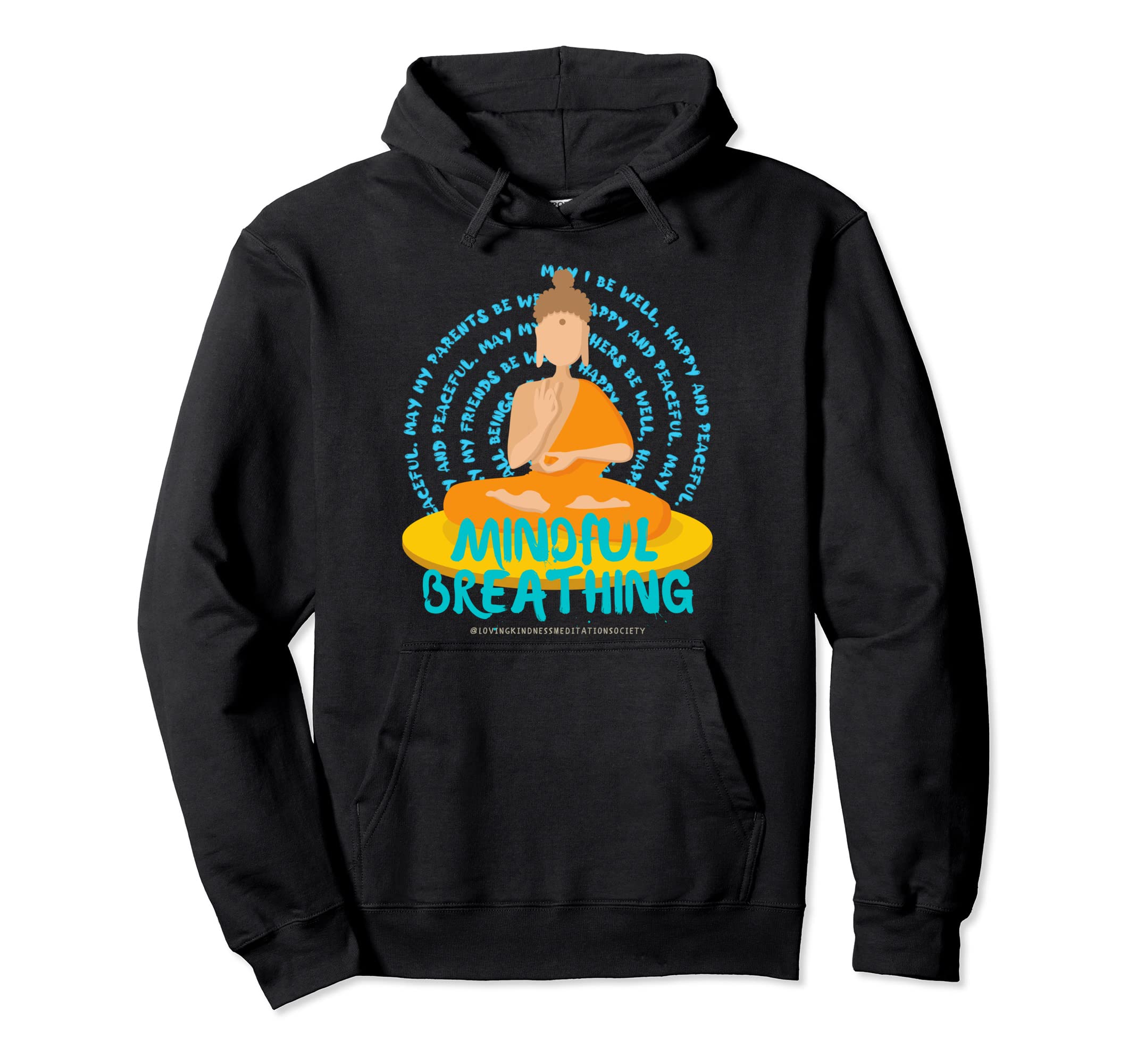 Buddha Mandala Buddhist Mindfulness Hoodie - Streetwear Style Men Women - T-Shirt, Sweatshirt, Hoodie