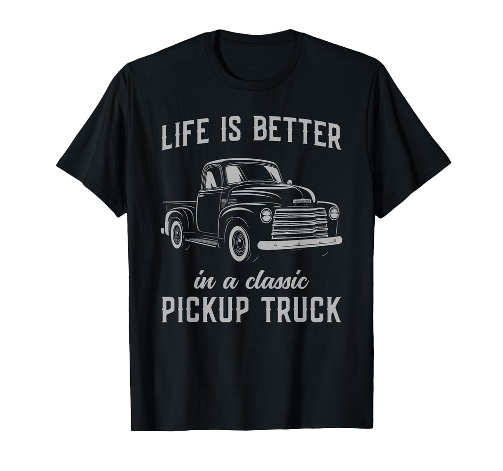 Presto Funny Old Pickup Trucks Car T-Shirt - Custom Art Print Men Women - T-Shirt, Sweatshirt, Hoodie