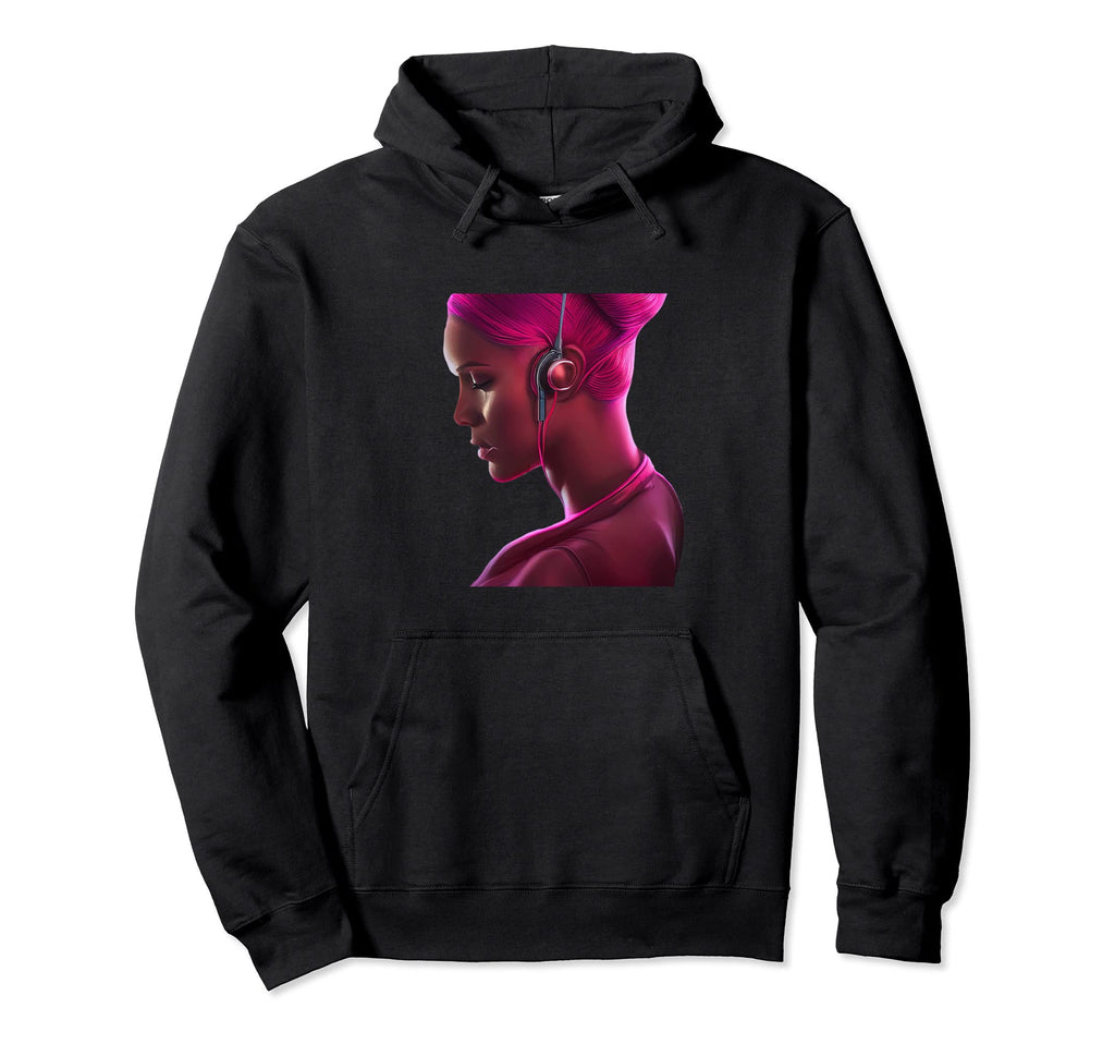 Retrowave Synthwave 80S Eighties Music Hoodie - Graphic Print Men Women - T-Shirt, Sweatshirt, Hoodie