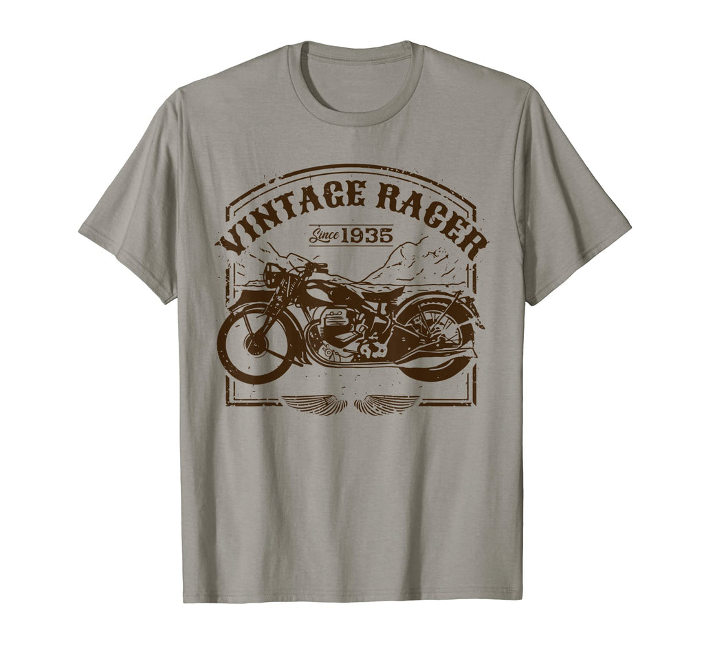 1935 Birthday Motorcycle Racer Bday T-Shirt - Novelty Apparel Unisex - T-Shirt, Sweatshirt, Hoodie