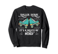 Roller Skates Roller Derby Skater Sweatshirt - Aesthetic Graphic Unisex - T-Shirt, Sweatshirt, Hoodie