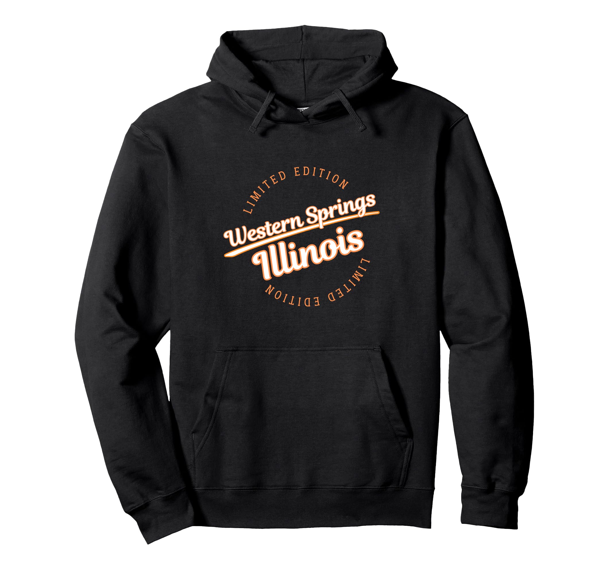 Athletic Western Springs Il Hoodie - Custom Art Print for Adults - T-Shirt, Sweatshirt, Hoodie