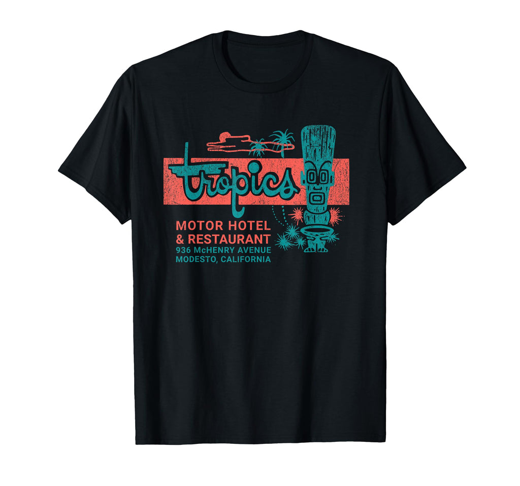 Hotel Matchbook Tropics Motor T-Shirt - Fun Novelty Design for Adults - T-Shirt, Sweatshirt, Hoodie