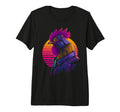 Cyberpunk Rooster Sci Fi Synthwave T-Shirt - Custom Art Print for Adults - T-Shirt, Sweatshirt, Hoodie