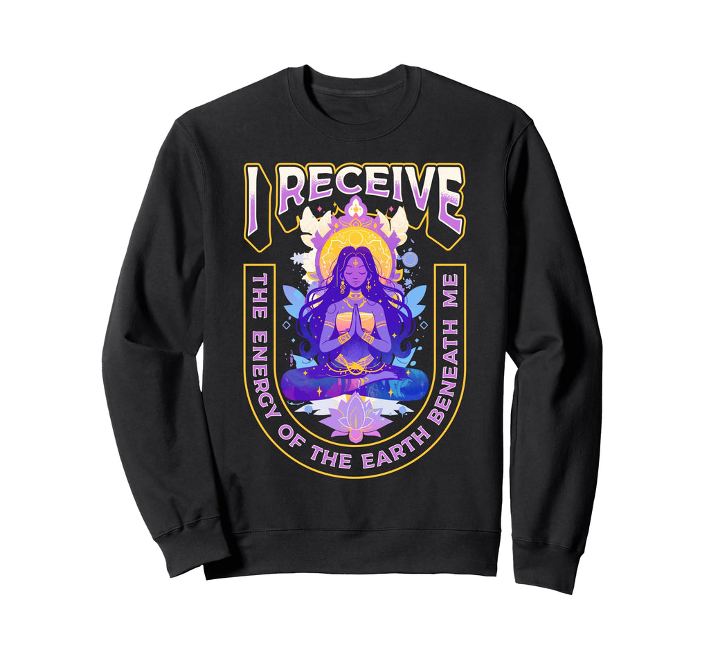 I Welcome Love Meditation Chant Colorful Sweatshirt - Graphic Print Unisex - T-Shirt, Sweatshirt, Hoodie