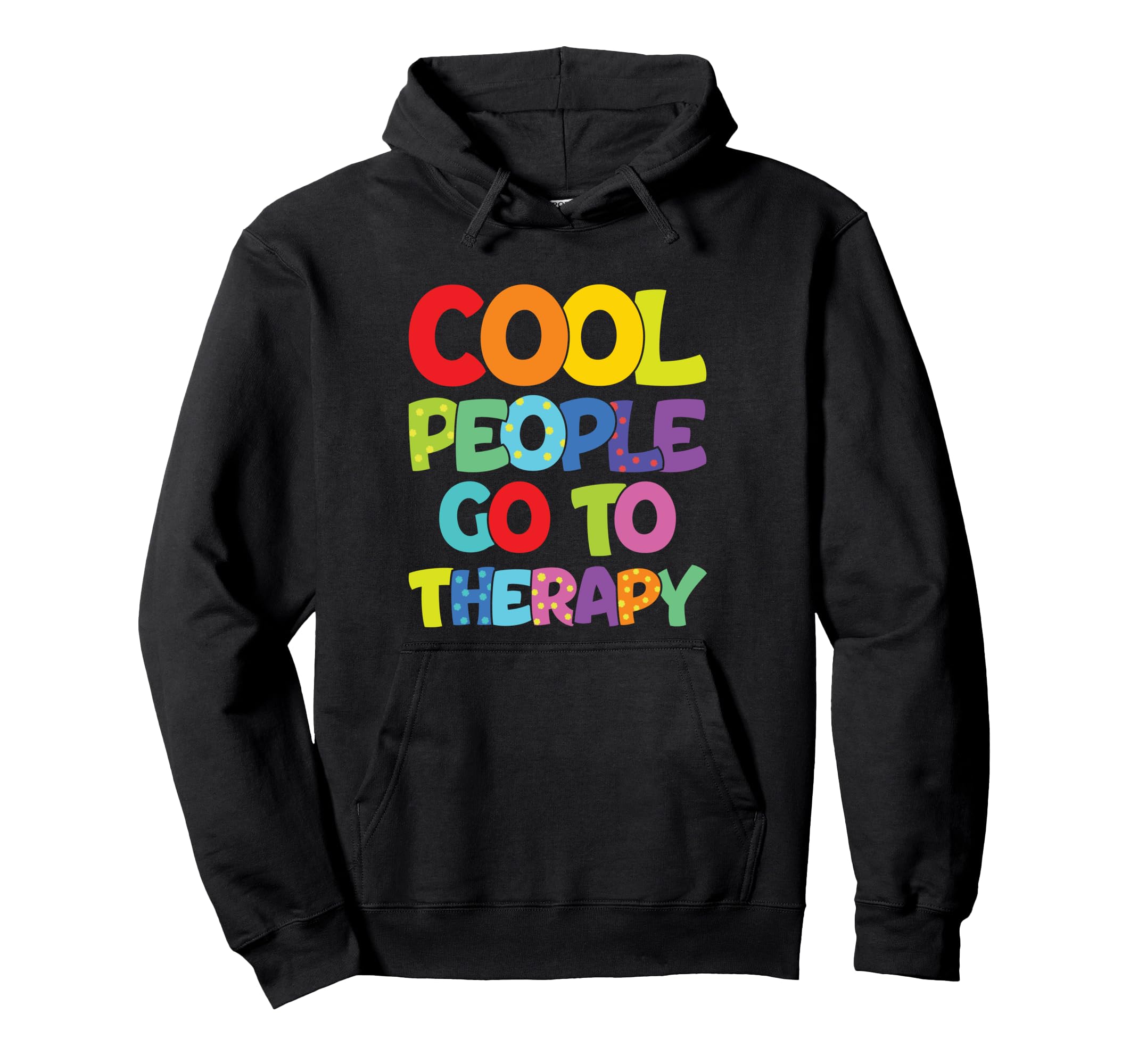 People Go To Therapy Groovy Mental Health Hoodie - Aesthetic Graphic Unisex - T-Shirt, Sweatshirt, Hoodie