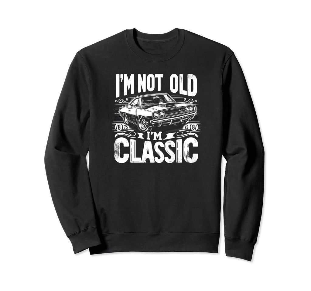Car Enthusiast Distressed Funny Sweatshirt - Minimalist Print Men Women - T-Shirt, Sweatshirt, Hoodie