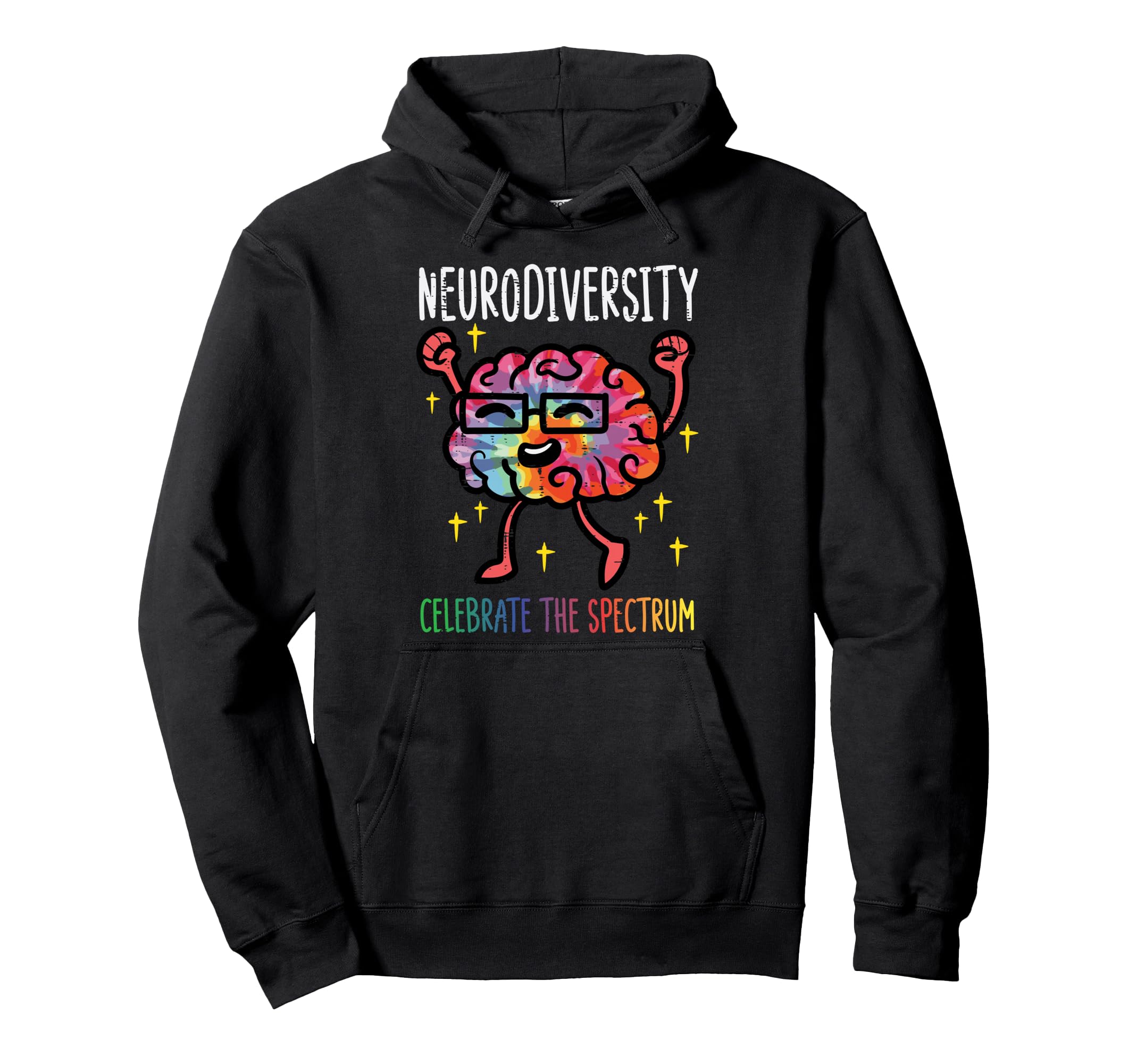 Neurodiversity Brain Autism Awareness Asd Hoodie - Graphic Print Men Women - T-Shirt, Sweatshirt, Hoodie