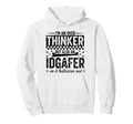 Over Thinker Idgaf Funny Sarcastic Hoodie - Graphic Print for Adults - T-Shirt, Sweatshirt, Hoodie