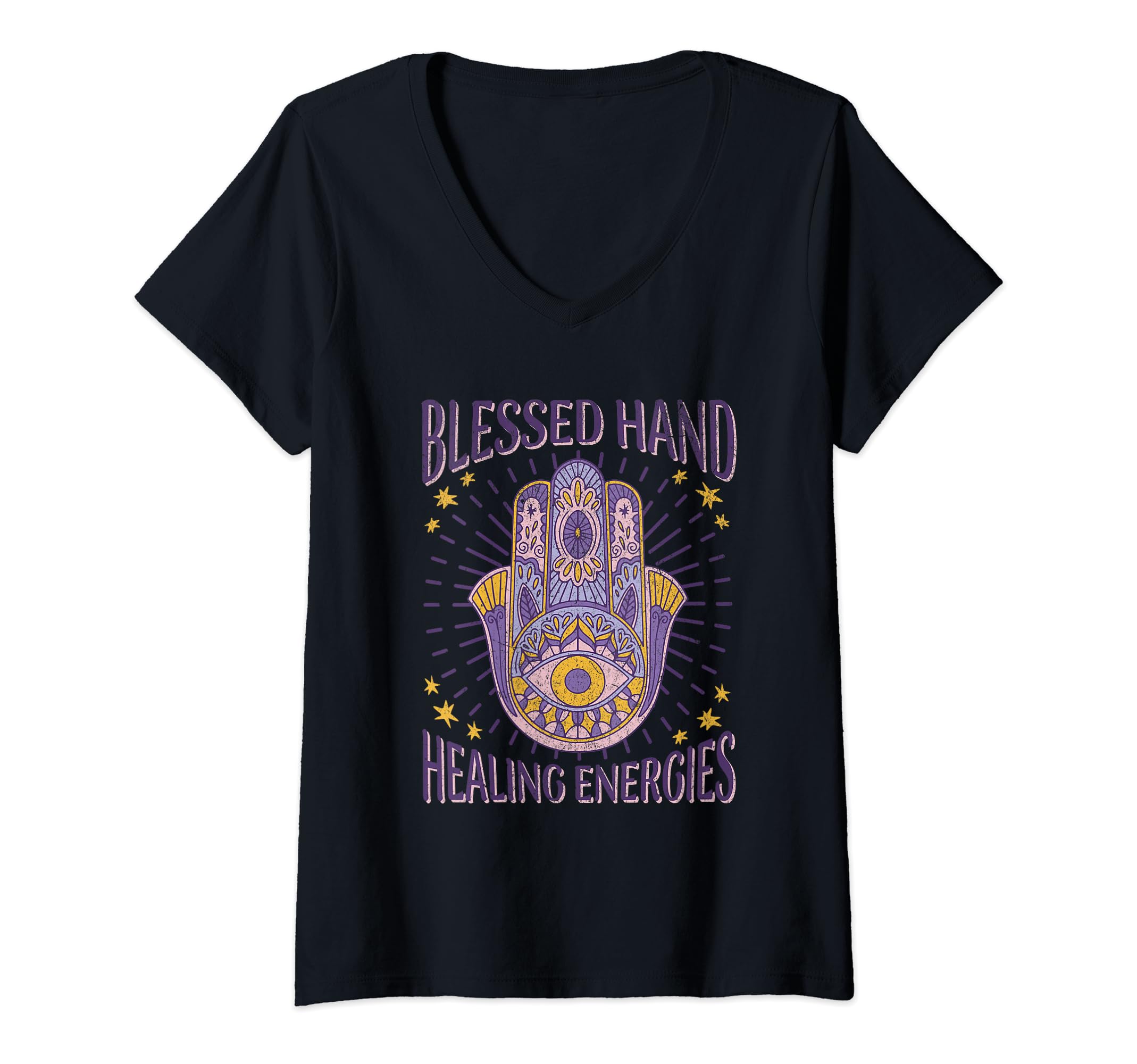 Womens Healing Blessed Hand Energies T-Shirt - Fun Novelty Design Unisex - T-Shirt, Sweatshirt, Hoodie