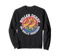 Roller Derby No Balls Required Sweatshirt - Minimalist Print for Adults - T-Shirt, Sweatshirt, Hoodie