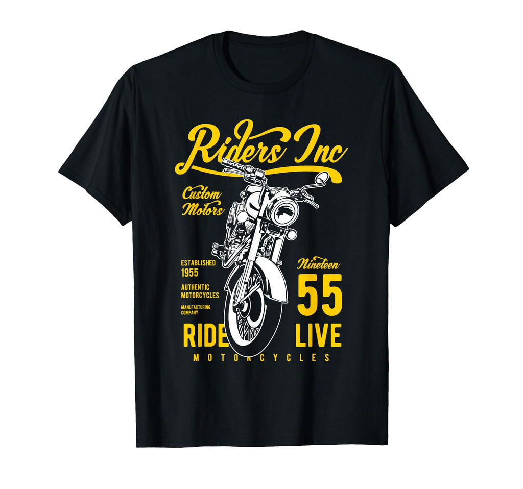 Riders Inc 1955 Motorcycle T-Shirt - Casual Everyday Wear for Adults - T-Shirt, Sweatshirt, Hoodie