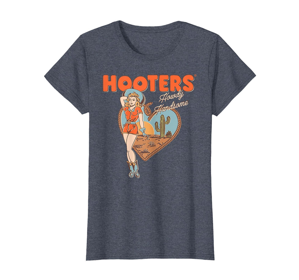 Hooters Western Cowgirl Pinup Howdy T-Shirt - Aesthetic Graphic Men Women - T-Shirt, Sweatshirt, Hoodie