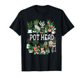 Plant Lover And Gardener Pot Head T-Shirt - Custom Art Print for Adults - T-Shirt, Sweatshirt, Hoodie