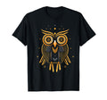 Owl Abstract Geometric Mid Century T-Shirt - Fun Novelty Design Men Women - T-Shirt, Sweatshirt, Hoodie