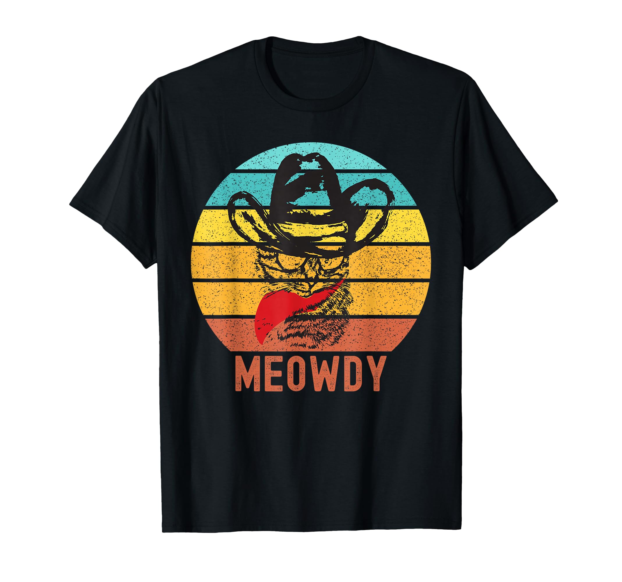 Meowdy Funny Meme Cat Lover Meow Howdy T-Shirt - Graphic Print Unisex - T-Shirt, Sweatshirt, Hoodie