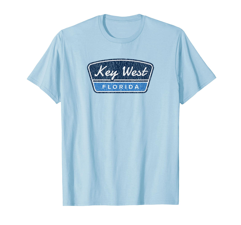 Key West Florida Fl Badge Vacation T-Shirt - Novelty Apparel for Adults - T-Shirt, Sweatshirt, Hoodie