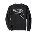 Florida Local Typography Script Sweatshirt - Minimalist Print for Adults - T-Shirt, Sweatshirt, Hoodie