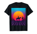 Synthwave Cowboy Retrowave 80S T-Shirt - Minimalist Print Men Women - T-Shirt, Sweatshirt, Hoodie