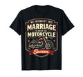 Motorcycle Biker Husband Wife Marriage T-Shirt - Novelty Apparel for Adults - T-Shirt, Sweatshirt, Hoodie