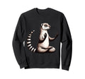 Meditation Mongoose Yoga Pose Sweatshirt - Graphic Print Men Women - T-Shirt, Sweatshirt, Hoodie