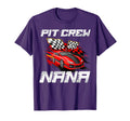 Pit Crew Nana Race Car Birthday T-Shirt - Aesthetic Graphic for Adults - T-Shirt, Sweatshirt, Hoodie
