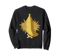 Banana Yoga Meditation Yoga Sweatshirt - Fun Novelty Design for Adults - T-Shirt, Sweatshirt, Hoodie