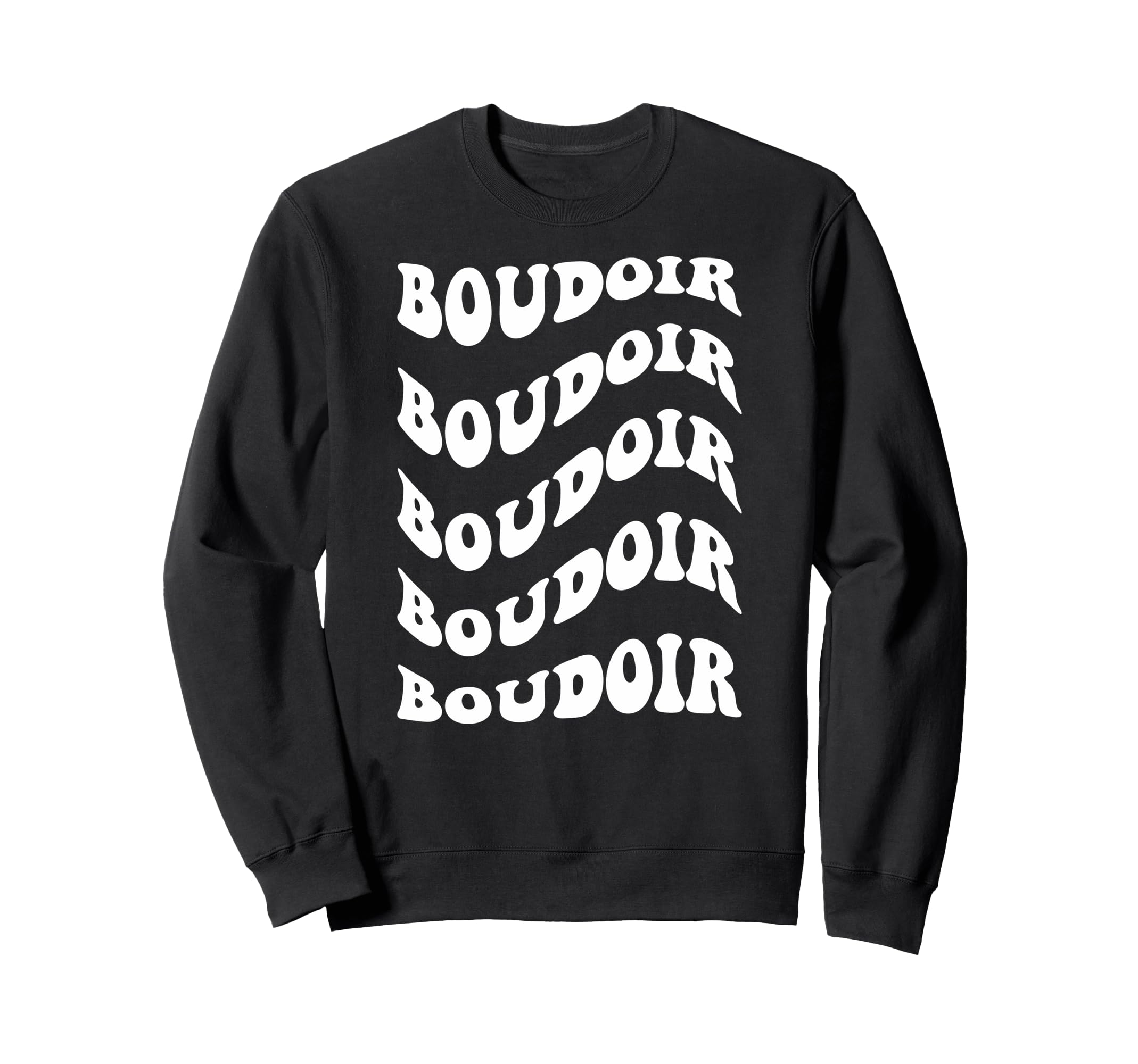 Boudoir Sweatshirt - Minimalist Print for Adults - T-Shirt, Sweatshirt, Hoodie