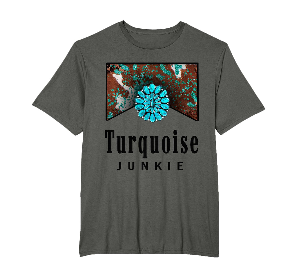 Turquoise Junkie Western Turquoise T-Shirt - Minimalist Print Unisex - T-Shirt, Sweatshirt, Hoodie