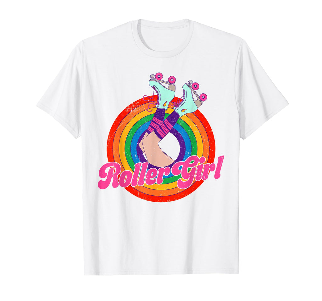 Roller Skating 70S 80S Skates T-Shirt - Custom Art Print Men Women - T-Shirt, Sweatshirt, Hoodie