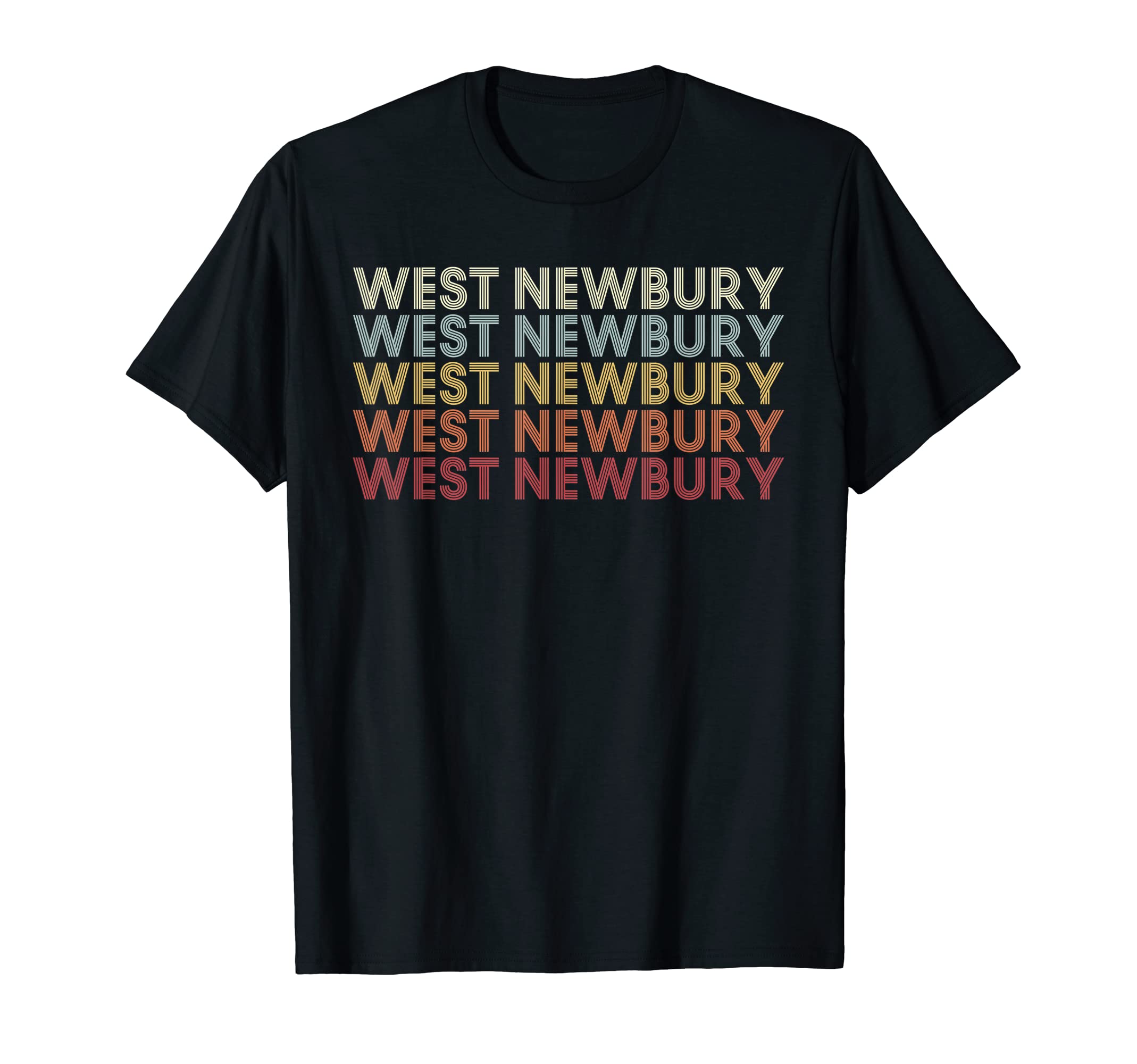 West Newbury Massachusetts West T-Shirt - Minimalist Print Men Women - T-Shirt, Sweatshirt, Hoodie