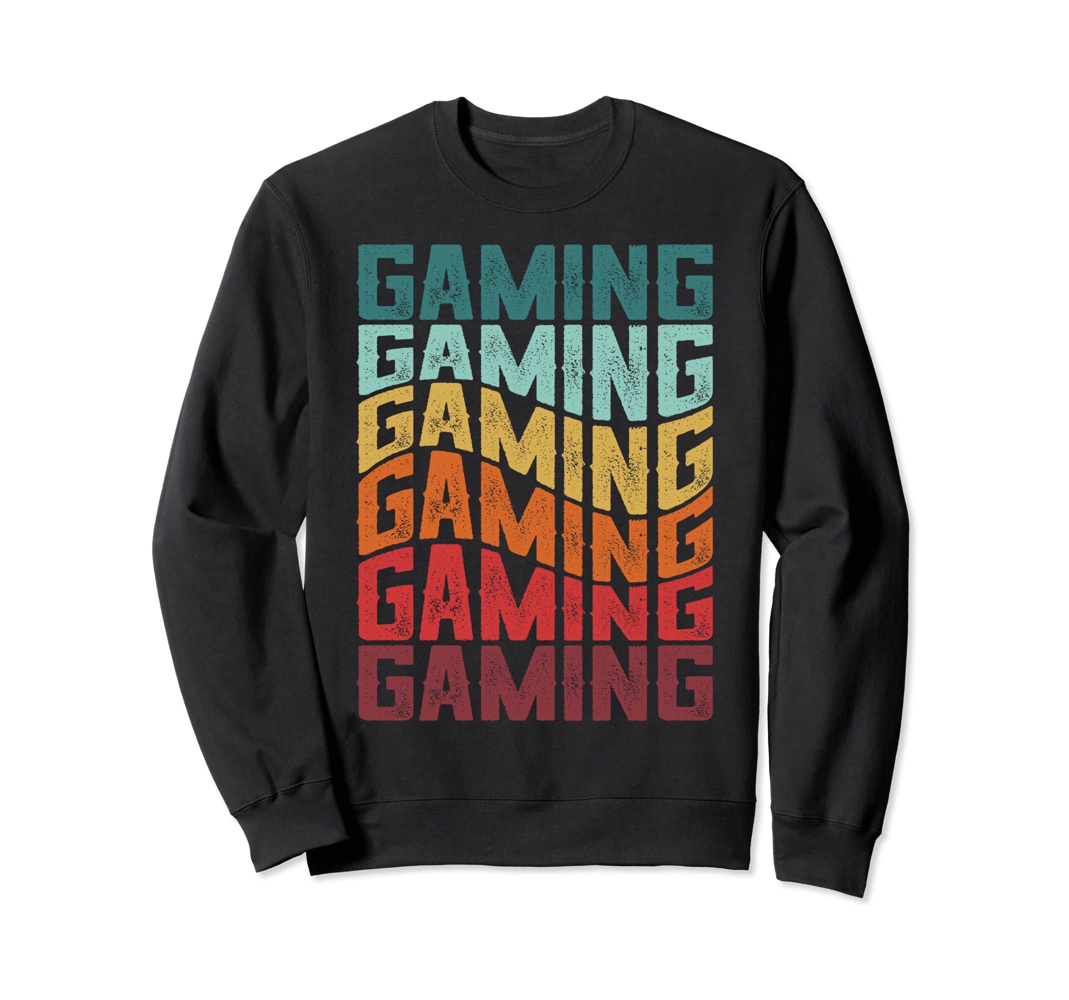 Gaming Typography Gamer Video Games Sweatshirt - Minimalist Print Unisex - T-Shirt, Sweatshirt, Hoodie