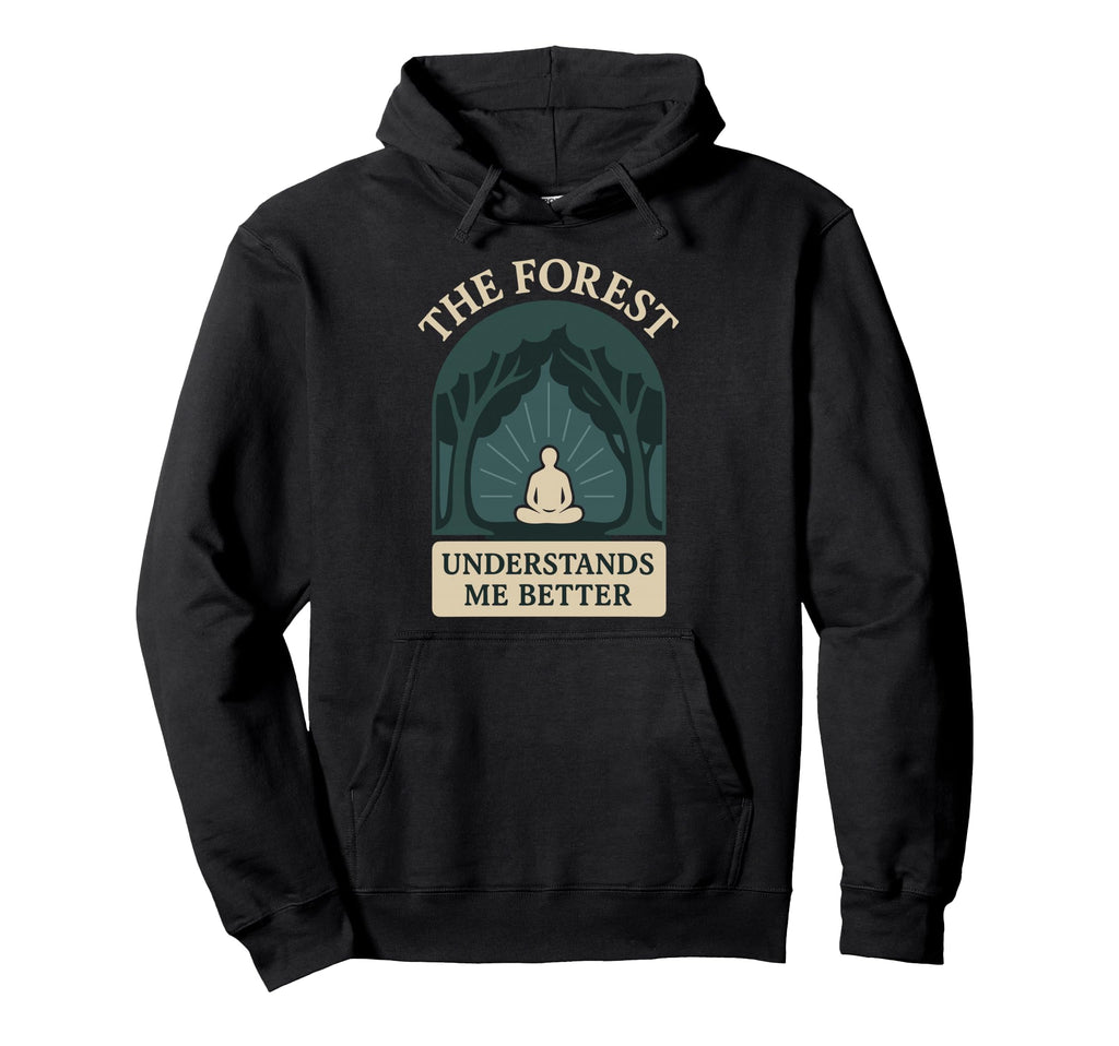 Forest Walk Overthinker Mental Reset Hoodie - Custom Art Print for Adults - T-Shirt, Sweatshirt, Hoodie