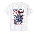 Garden City Idaho Motorcycle Skull Rider T-Shirt - Unique Graphic Unisex - T-Shirt, Sweatshirt, Hoodie