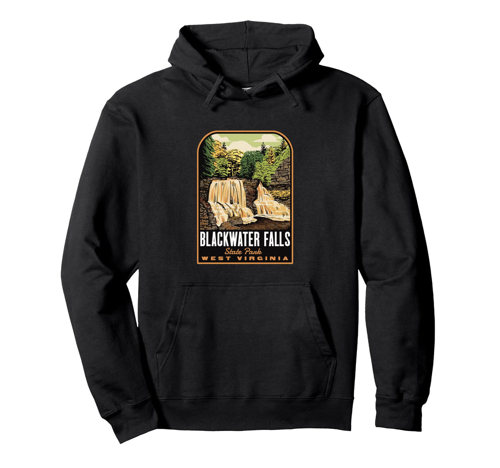 Blackwater Falls State Park West Virginia Hoodie - Unique Graphic Unisex - T-Shirt, Sweatshirt, Hoodie