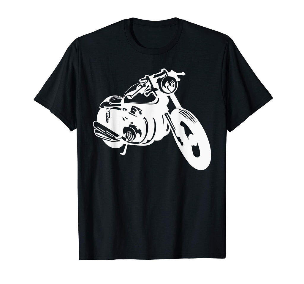 White Motorcycle Distressed Bike T-Shirt - Unique Graphic Men Women - T-Shirt, Sweatshirt, Hoodie