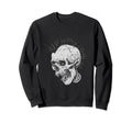 Punk Skull American Traditional Sweatshirt - Custom Art Print for Adults - T-Shirt, Sweatshirt, Hoodie